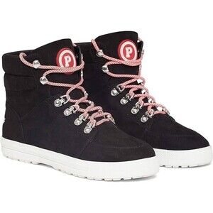 Women Sneaker 7M Black high top Pastry Riverside Padded Shoes